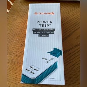 Tech Candy Power Trip Travel Charging Station with USB Ports